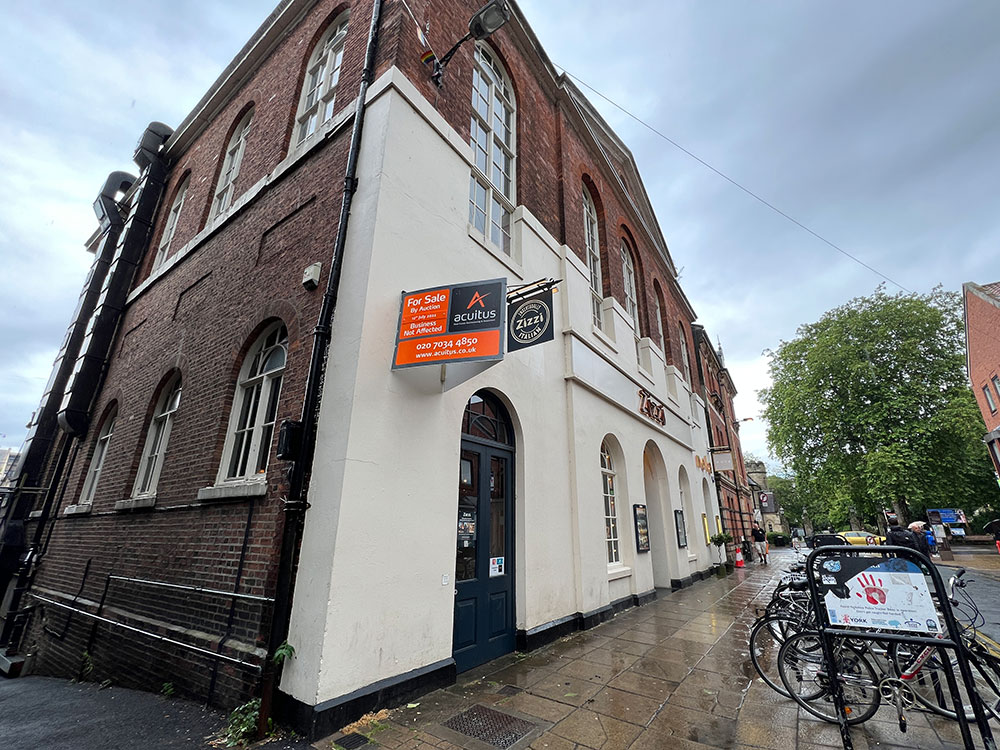 Landmark £1m York building, home to two restaurants, is bought by developers