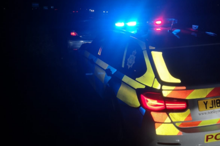 Investigation launched after police van crashes into house