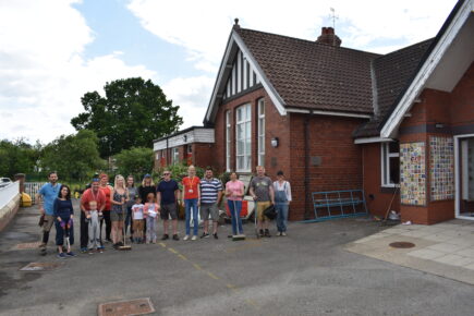 Village community take part in a ‘Big School Clean Up’
