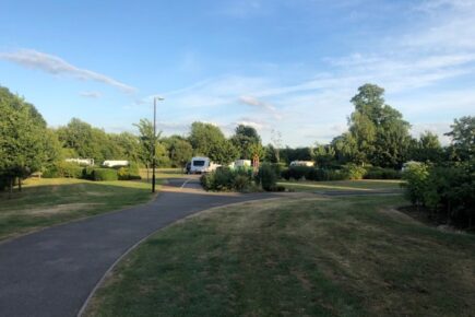 Travellers set up camp at York housing estate
