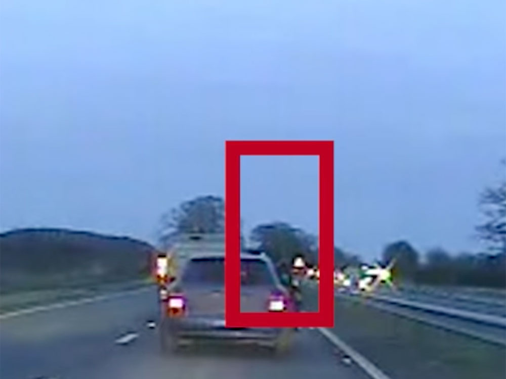 Watch: Audi driver gives unmarked police car the finger  on A64