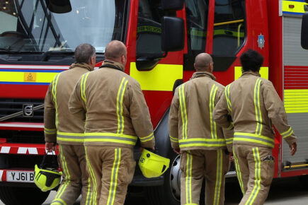 Four fire crews battle house blaze in North Yorkshire village