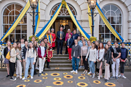 Updated with new pictures: The Kyiv City Ballet company arrive in York to the warmest of welcomes