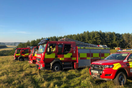Camp fire blamed for North Yorkshire forest blaze
