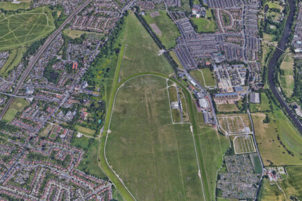 Police called after youths set fire to grass on the Knavesmire