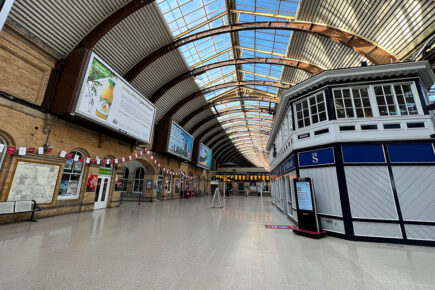 Rail strike: York Station deserted as 80% of trains expected to be cut