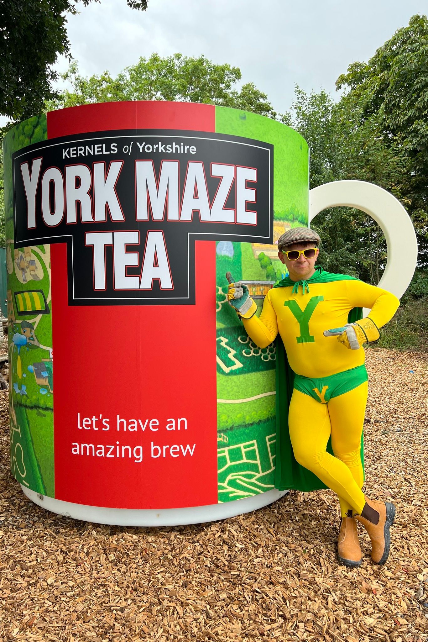 ‘Ey up and away!’ Yorkshire-Man to dive into a giant mug of tea at top York attraction