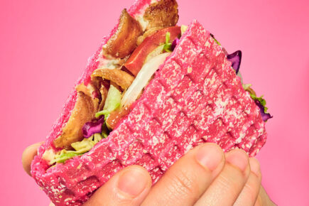 You can now buy pink kebabs in York