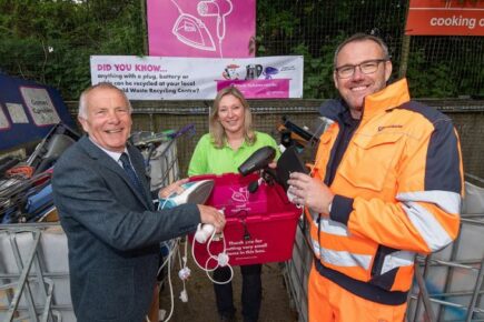Video: Reminder to recycle old electrical items to uncover a mountain of gold, copper, steel and aluminium.