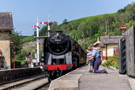 Steam trains return to the NYMR as fire risk is reduced by rain