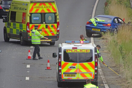 Updated: One person taken to hospital after crash on the A64 at York