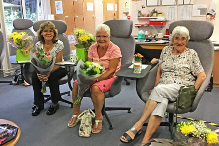 York school says goodbye to three members of staff with 88 years of service between them