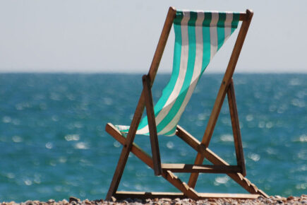 Firefighters rescue woman trapped in a deckchair in Scarborough