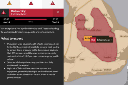 Red warning for extreme heat in York and Selby next week
