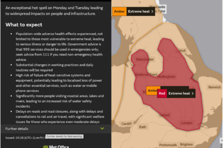 Heatwave: Red Warning for York and Selby comes into force