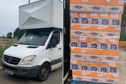Spicy Stiggles land a van driver in trouble with North Yorkshire Police