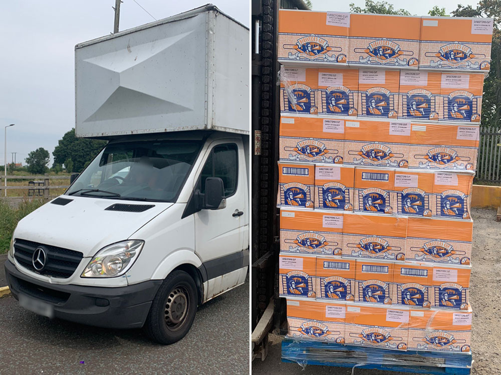 Spicy Stiggles land a van driver in trouble with North Yorkshire Police