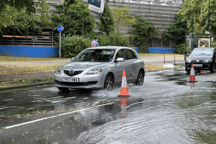 Video: Road in York closed for repairs to a burst water main near the hospital