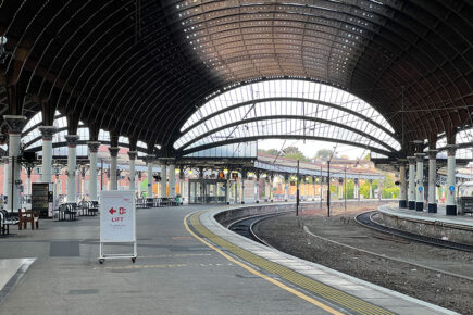 Pictures: York Station deserted as another rail strike bites