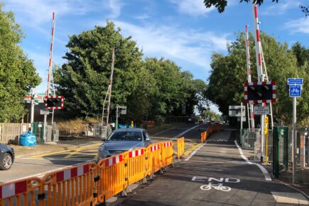 York level crossing used by school students gets a safety upgrade