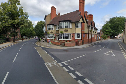 Biker’s head smashes through the window of a van in York hit and run