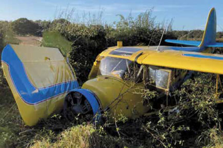 Plane crashed in North Yorkshire after propeller fell off in mid air