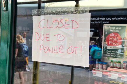 Updated: Major power cut closes York shops and forces diners to abandon meals