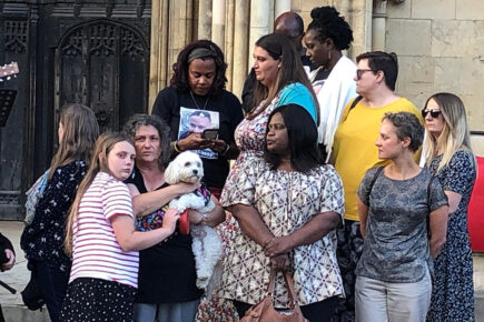Video: Much loved Sam Diatta remembered at vigil outside York Minster