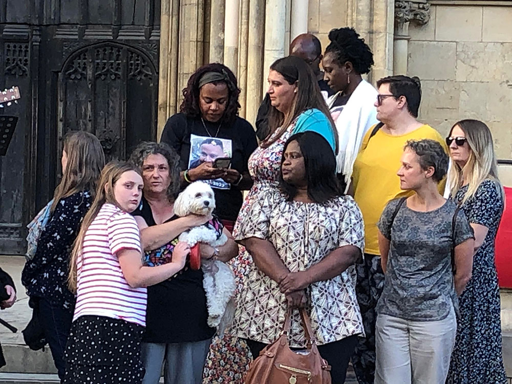 Video: Much loved Sam Diatta remembered at vigil outside York Minster