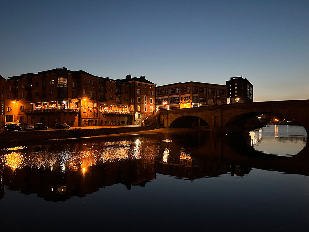 Paramedics treat man who went in the river in York