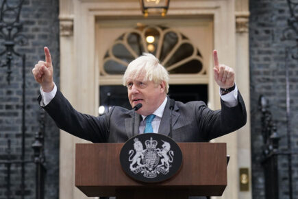 Watch: ‘This is it folks’ – Boris Johnson leaves Downing Street to hand his resignation to the Queen