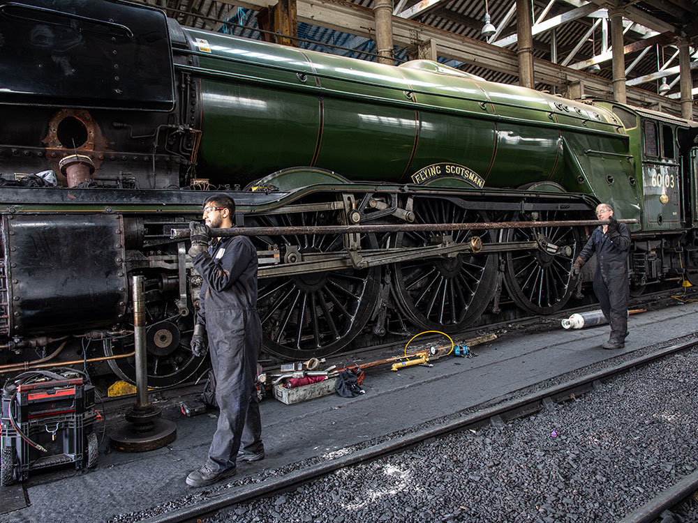 New pix of Flying Scotsman released as plans for legendary loco’s 100th birthday revealed