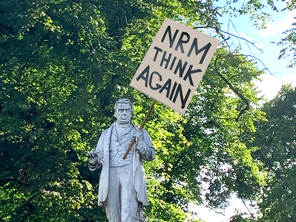 Famous railwayman George Leeman ‘joins the protest’ against NRM plans