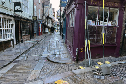 Building work starts on Shambles – Access is restricted