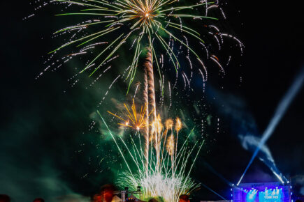 Watch: Spectacular fireworks bring fabulous Yorkshire Balloon Fiesta to a close