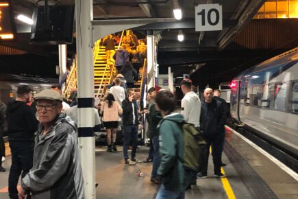 Two incidents bring York station to a standstill – police board train