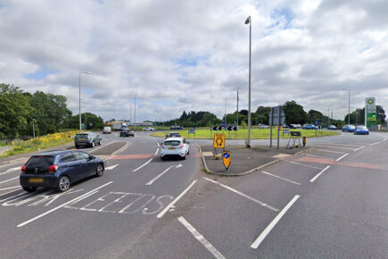 Updated: Traffic problems at key York junction after lorry container blocks road