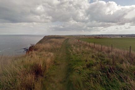 A man has died after a car went over the cliffs at Filey