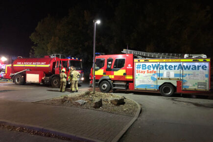Video: Hotel near York evacuated as fire breaks out