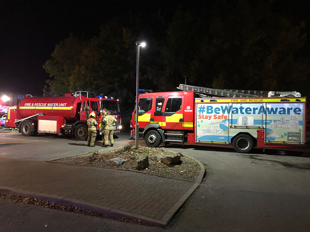 Video: Hotel near York evacuated as fire breaks out