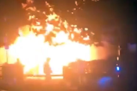 Updated – with video and pix: Firefighters tackle house fire in York