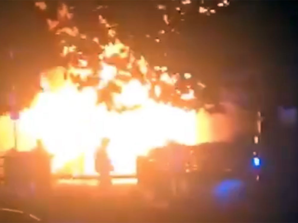 Updated – with video and pix: Firefighters tackle house fire in York