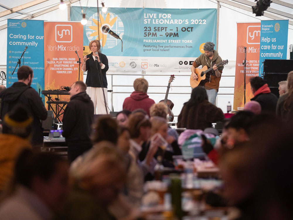 York music festival raises the roof – and a whopping sum for charity