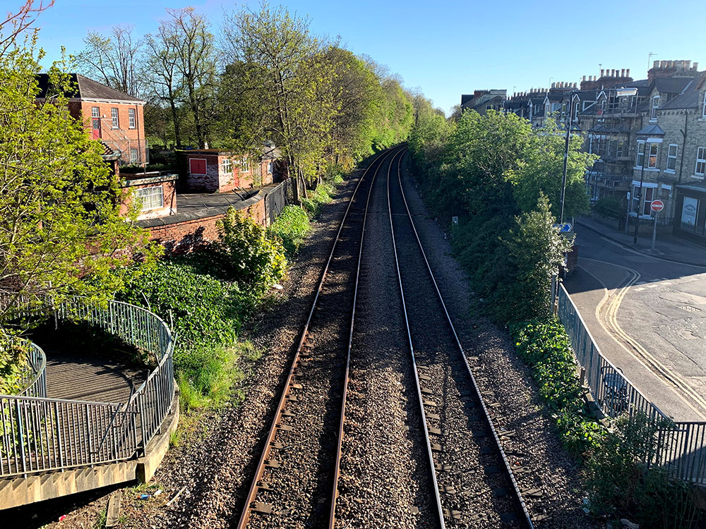 Injured man rescued from railway tracks in York