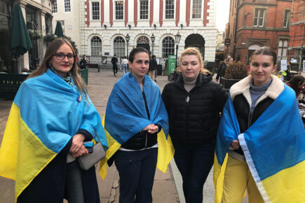 Watch: ‘We ask the world to help stop this unbelievable war’ – Ukrainians in York speak out