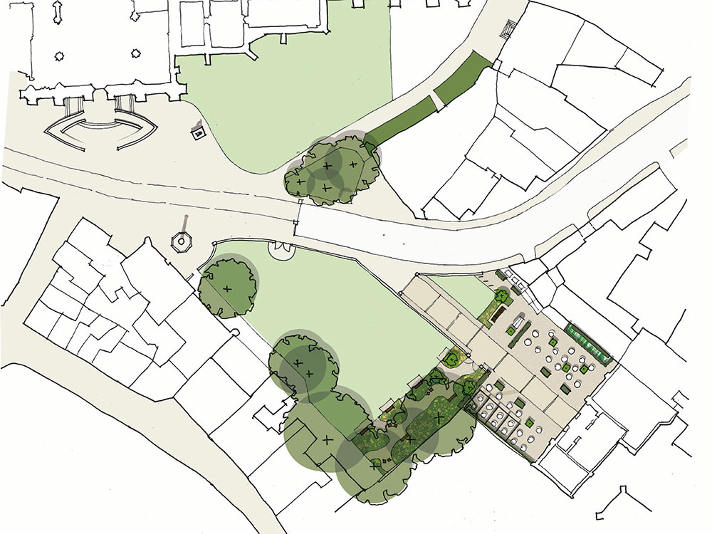 Work begins on new restaurant and public park in York city centre