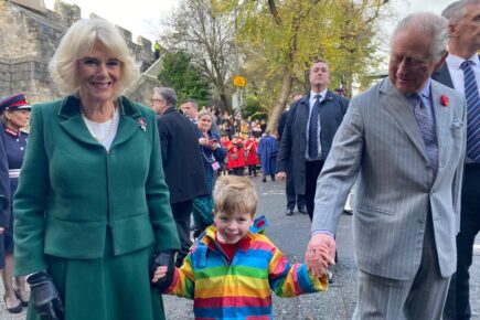 King and Queen Consort make it a magical day to remember for five-year-old Jason