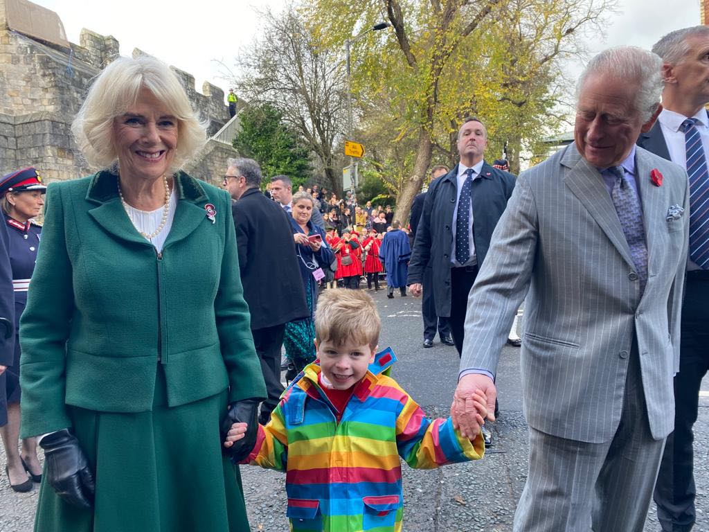 King and Queen Consort make it a magical day to remember for five-year-old Jason