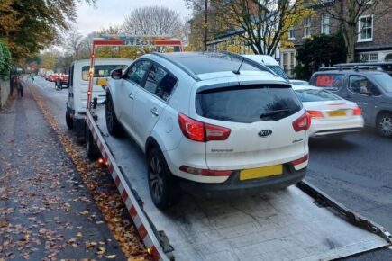 Car seized by police in York
