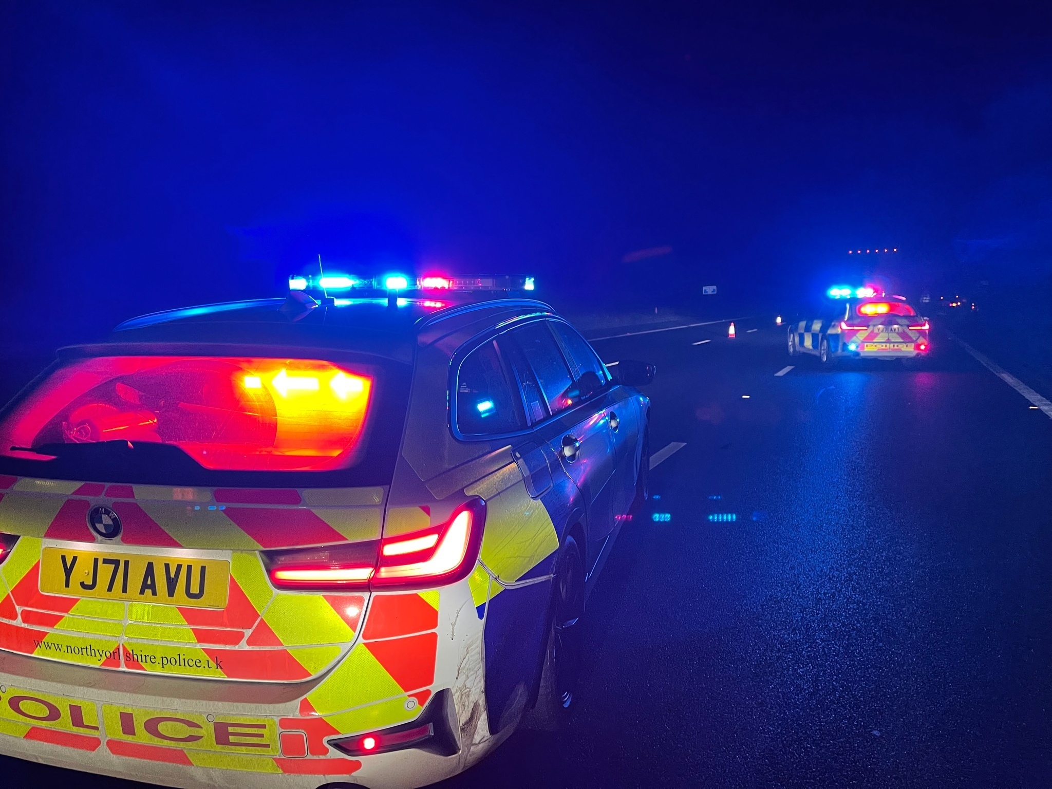 Updated – A1 near South Milford reopens after a police led incident
